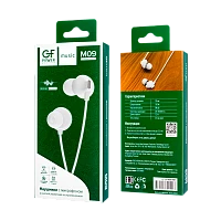 Наушники внутриканальные GFPower M09 с микр. белый