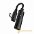 Переходник AUX HOCO LS19 Jack 3.5mm (f)-Type-C (m)/Type-C (f) силикон черный (1/20/160)