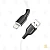 Кабель Borofone BX63 USB (m)-Lightning (m) 1.0м TPE черный белый в коробке (1/360)