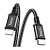 Кабель HOCO X14 Lightning (m)-Type-C (m) 3.0м 20W нейлон черный (1/22/220)