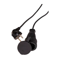 Удлинитель-шнур силовой Космос 1р. 10A 220V 2200W 20м ПВС 2x0.75мм² (1/10)