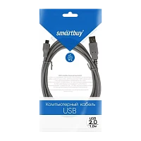 Кабель Smartbuy K-719 USB (m)-microUSB (m) 1.8м силикон черный (1/320)