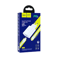 Сетевое З/У HOCO N14 Type-C 20W PD3.0 белый (1/12/120)