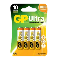 Батарейка GP ULTRA LR6 AA BL4 Alkaline 1.5V (4/40/160)
