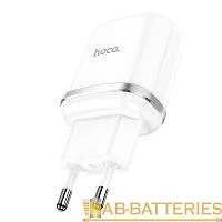 Сетевое З/У HOCO N3 1USB 3.0A 18W QC3.0 белый (1/12/120) 