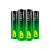 Батарейка GP ULTRA PLUS G-tech LR03 AAA BL4 Alkaline 1.5V (4/40/320) R
