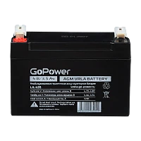 Аккумулятор свинцово-кислотный GoPower LA-435 4V 3.5Ah T1/ F1 (1/9/20)