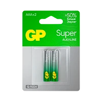 Батарейка GP Super G-Tech LR03 AAA BL2 Alkaline 1.5V (2/20/160) R