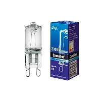Лампа галогенная Camelion G9 4W 2700К 207-244V капсула BL1 прозрачная