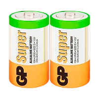Батарейка GP Super LR20 D Shrink 2 Alkaline 1.5V (2/20/160) R