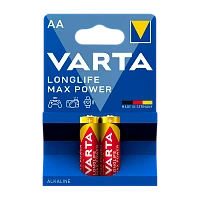 Батарейка Varta LONGLIFE MAX POWER (MAX TECH) LR6 AA BL2 Alkaline 1.5V (4706) (2/40/200)
