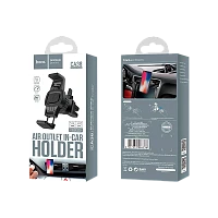 Держатель автомобильный HOCO CA38 в воздуховод черный (1/122)