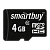 Карта памяти microSD Smartbuy 4GB Class10 10 МБ/сек без адаптера
