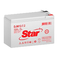 Аккумулятор свинцово-кислотный STAR DJW12-7.2 F2 12V 7.2Ah