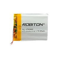 Аккумулятор ROBITON LP443442 3.7В 600mAh PK1 (1/250)