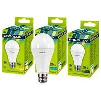 Лампа светодиодная Ergolux A65 E27 20W 6500К 172-265V груша ЛОН (1/10/100)