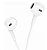 Наушники вставные Borofone BM68 с микр. белый (1/76/304)