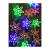 Гирлянда Космос "Снежинки" 30LED 4.4м микс нить 8 режимов прозрачн.насадки ассорти