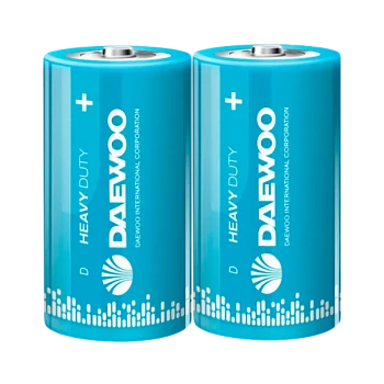 Батарейка Daewoo R20 D Shrink 2 Heavy Duty 1.5V (2/24/288)
