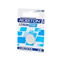 Батарейка Robiton PROFI CR2016 BL1 Lithium (1/40/1800) 