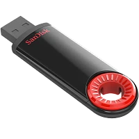 Флеш-накопитель SanDisk Cruzer Dial CZ57 64GB USB2.0 пластик черный красный 