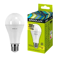 Лампа светодиодная Ergolux A65 E27 20W 3000К 180-240V груша ЛОН (1/10/100)