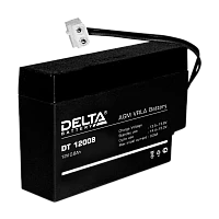Аккумулятор свинцово-кислотный Delta DT 12008 Т13 12V 0.8Ah (1/20)