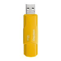 Флеш-накопитель Smartbuy Clue 32GB USB2.0 пластик желтый