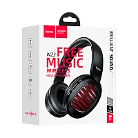 Наушники полноразмерные HOCO W23 bluetooth 5.0 с микр. microSD черный (1/30)