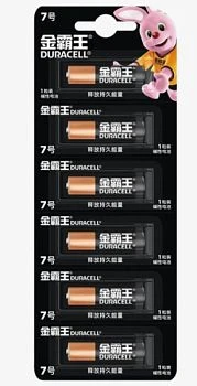 Батарейка Duracell Basic LR03 AAA BL6 Щелочная 1.5V отрывные CN (Китай) (6/48/576)