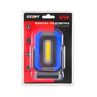 Фонарь Старт LAE 502-C1 7WCOBLED от аккумулятора IPX3 черный (1/15/60)