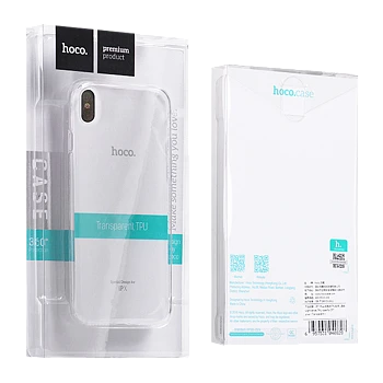 Чехол HOCO Light series TPU case for iPhone X Прозрачный