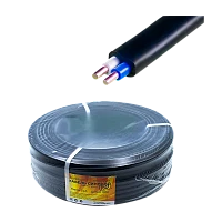 Кабель электрический Гермес ВВГ Пнг 3 х 1.5 кв.мм черный ГОСТ бухта 100м (цена за 1м.)