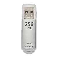 Флеш-накопитель Smartbuy V-Cut 256GB USB3.0 пластик серебряный