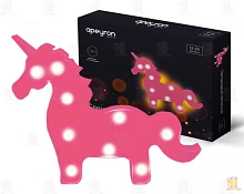 Светильник настольный Старт Единорог 220V навесной розовый