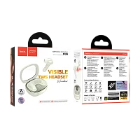 Наушники внутриканальные HOCO EQ6 bluetooth 5.3 с микр. белый (1/14/140)