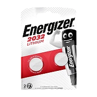Батарейка Energizer CR2032 BL2 Lithium 3V (2/20/280)