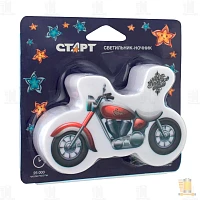Ночник Старт "Мотоцикл" NL 3LED красный (60/240)