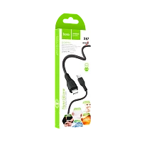 Кабель HOCO X67 Lightning (m)-Type-C (m) 1м 3.0A 20W силикон черный (1/31/310)