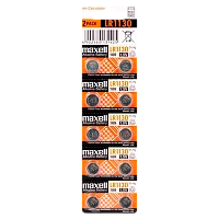 Батарейка Maxell G10/LR1130/LR54/389A/189 BL10 Alkaline 1.5V (10/200/4000/8000)