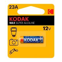 Батарейка Kodak MAX LR23/V23GA/A23/MN21 BL1 Alkaline 12V (1/60/240/21600)