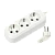 Удлинитель Smartbuy 3р.С/З 16A 2.0м ПВС 3x1мм² белый (1/40)