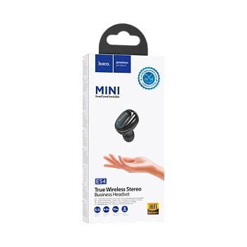 Беспроводная гарнитура HOCO E54 черный (1/30/180)