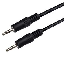 Кабель AUX Perfeo Jack 3.5mm (m)-Jack 3.5mm (m) 1.5м черный (1/70)
