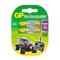 Аккумулятор бытовой GP HR6 AA BL2 NI-MH 2500mAh в пластиковой упаковке (2/20/200) R
