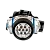 Фонарь налобный Camelion LED5310-7F3&nbsp;&nbsp; ( металлик, 7LED, 3 реж, 3XR03 в компл, пласт)