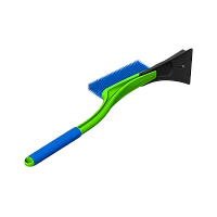 Щетка для автомобиля Brumex OKTAN сметка 54см со скребком зеленый (1/25)