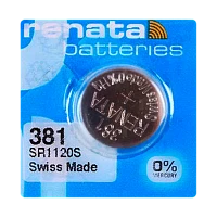 #Батарейка Renata 381 (SR1120SW) Silver Oxide 1.55V (1/10/100)