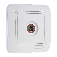 Розетка TV Makel Lillium 1гн. белый 70007 (1/12)