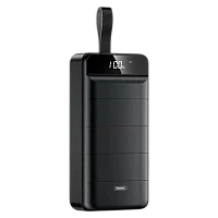 Внешний аккумулятор Remax RPP-184 40000mAh 2.1A 10W 3USB/Lightning/Type-C черный (1/18)